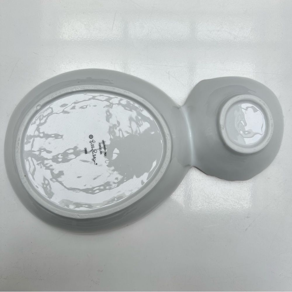 Lilly Pulitzer for Target Porcelain Pineapple Serving Bowl - White with Gold Rim - Picture 8 of 15